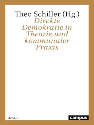 cover image of Direkte Demokratie in Theorie und kommunaler Praxis